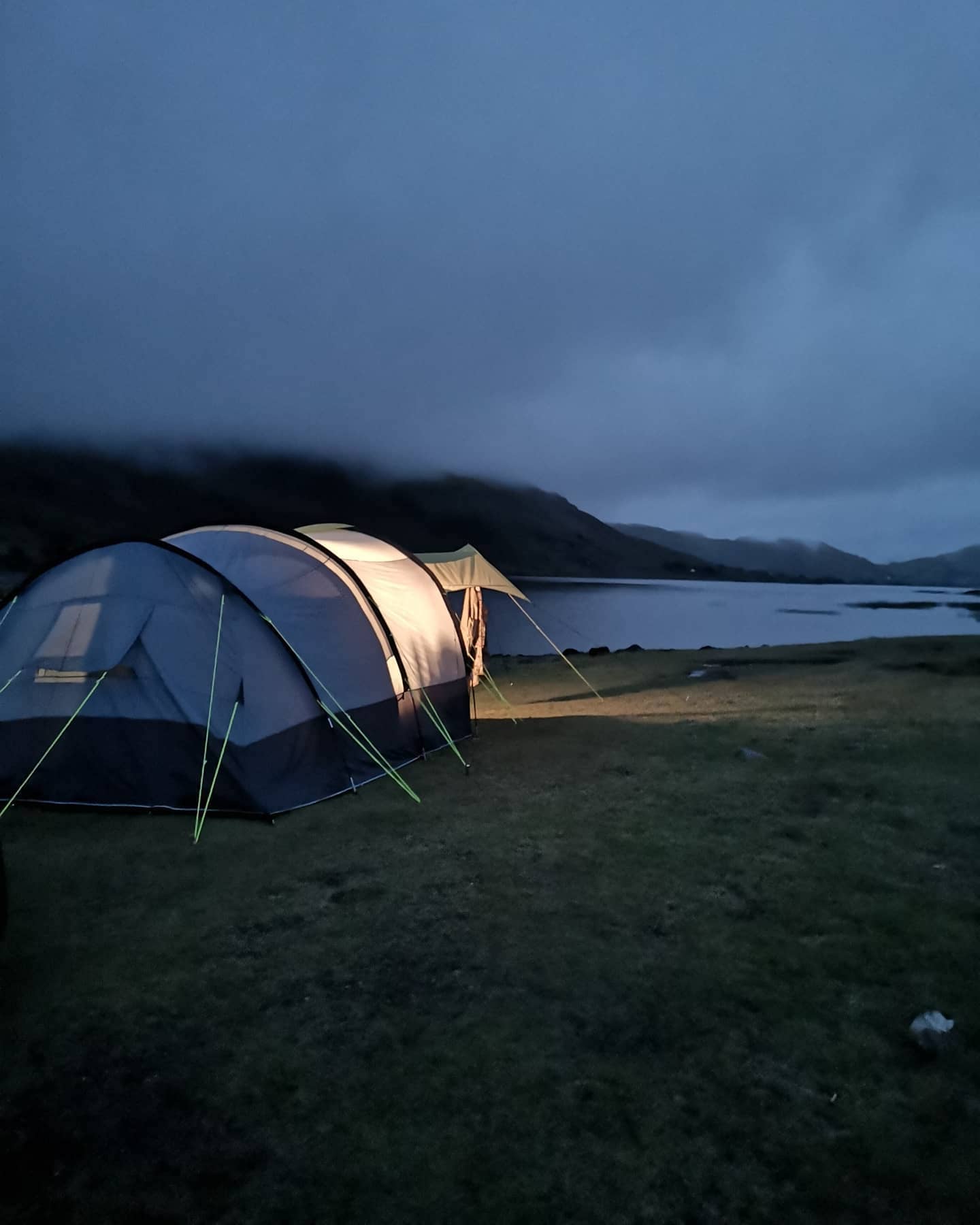 Camping at Lough Mask